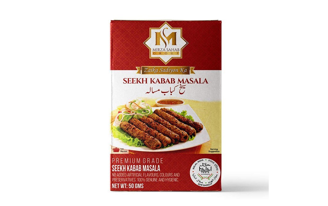 Mirza Sahab Seekh Kabab Masala    Box  50 grams